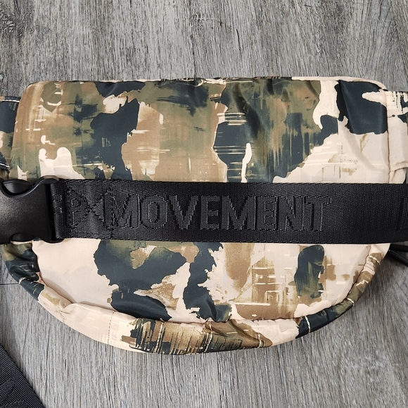 New!FP Movement By Free People Quilted Print Sling Bag-Camo - Picture 8 of 12